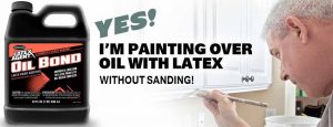 Latex paint on top of oil